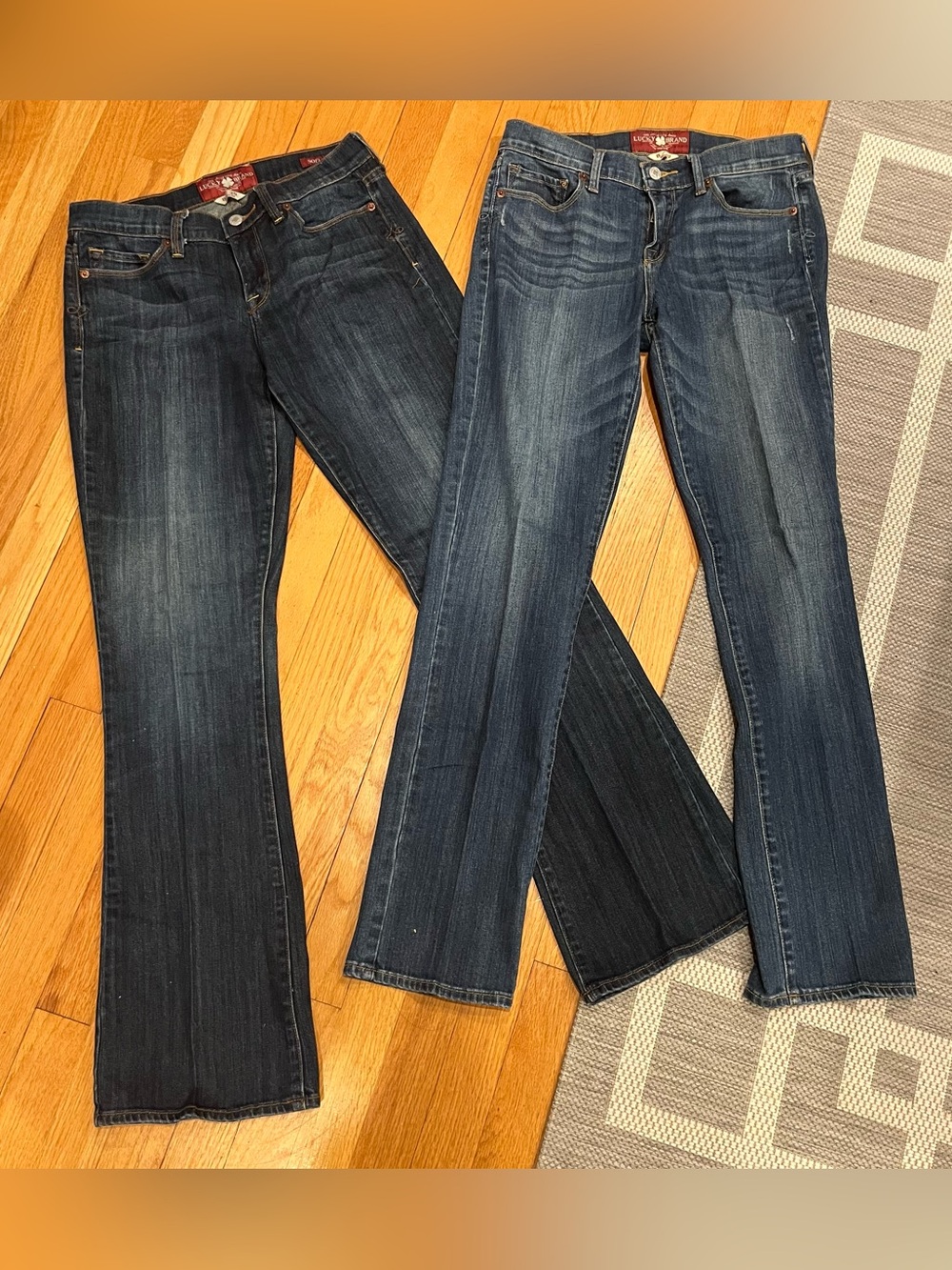 BUNDLE Lucky Jeans Women’s Sofia Straight and Sofia Boot Size 8/29 EUC